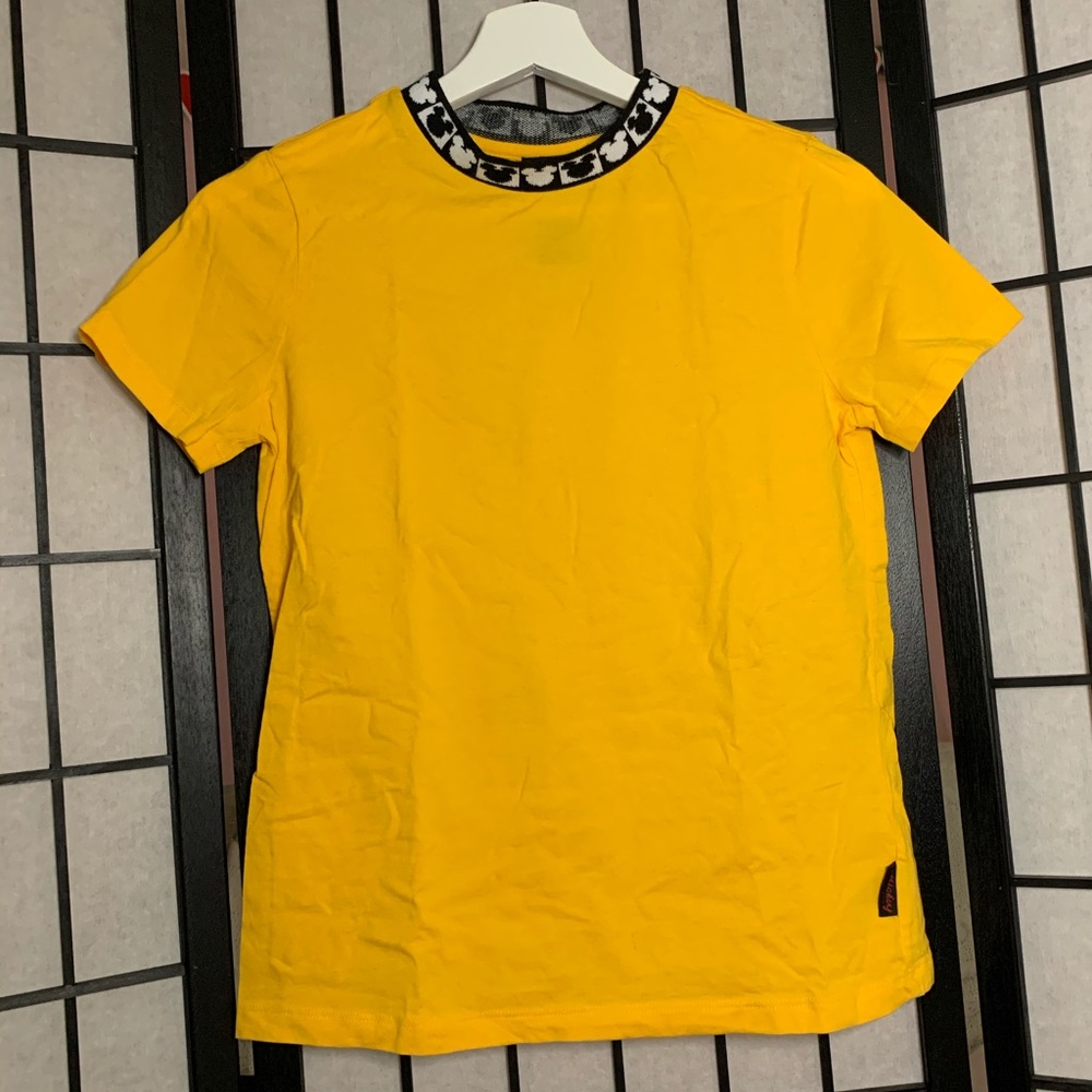 F21 x Disney Golden Yellow shirt & Mickey neckline